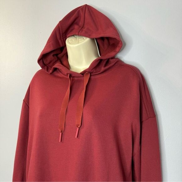 Athleta Mala Hoodie Dress Red XS - Picture 4 of 9